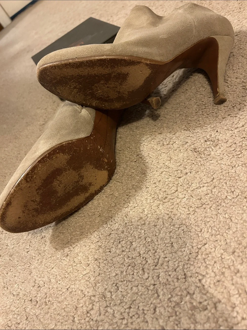 J. Crew Taupe Suede Ankle Booties